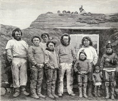 An Eskimo Family, from 